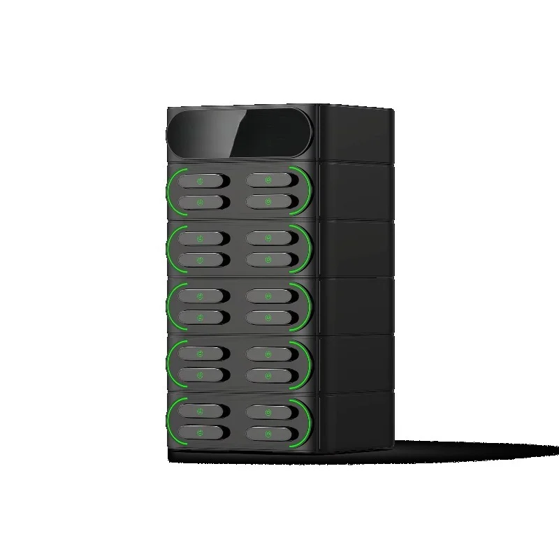 محطة شحن للهاتف المحمول قابلة للتكديس بـ 20 فتحة مع نظام مشاركة بنك الطاقة لإيجار الخدمة الذاتية بزر #3