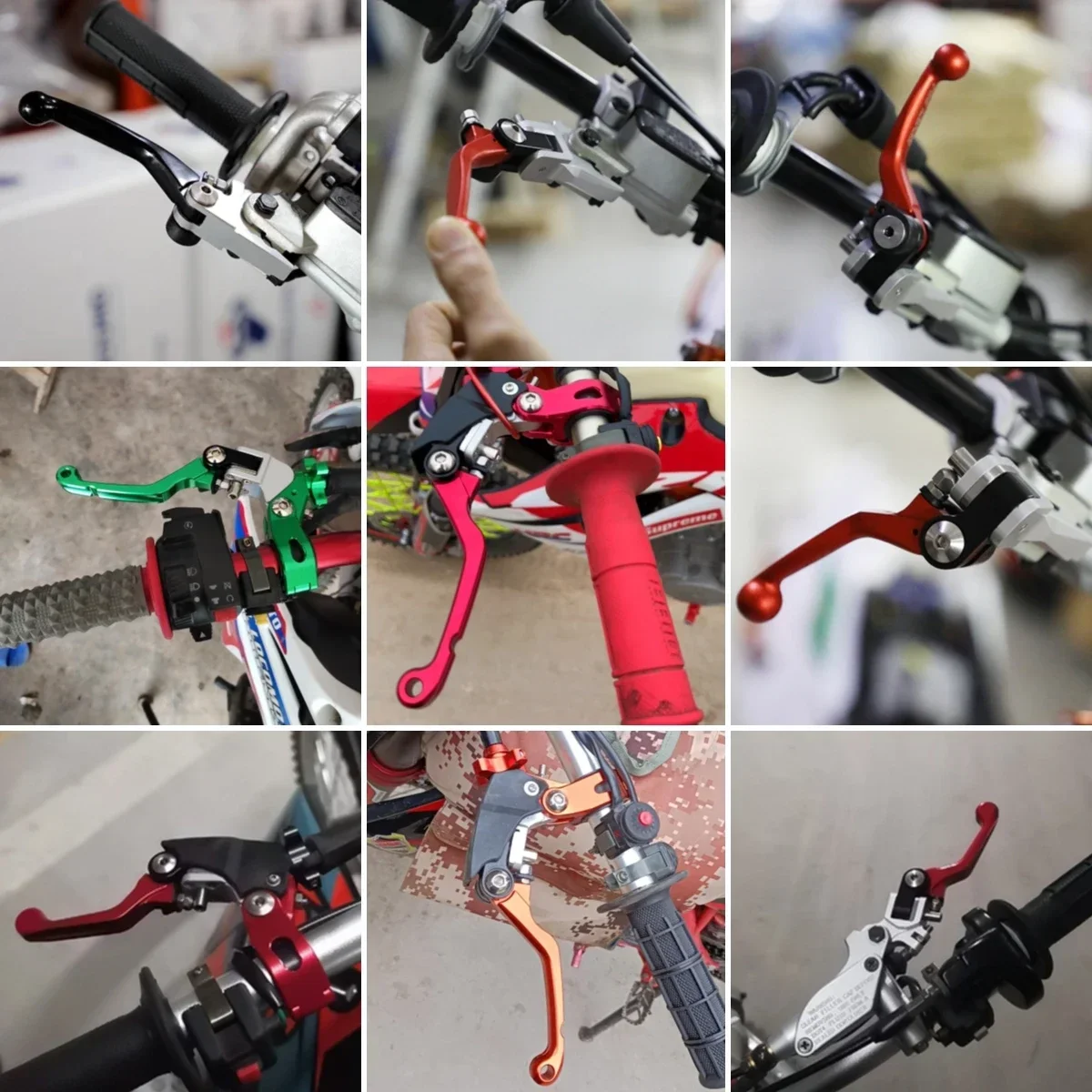 Motocross CNC 360° Labor-saving Anti-slip Folding Brake Clutch Lever For BOSUER BSE Z5 Z7 Z11 M2 M4 M5 M6 Kayo T4 T6 Dirt Bike