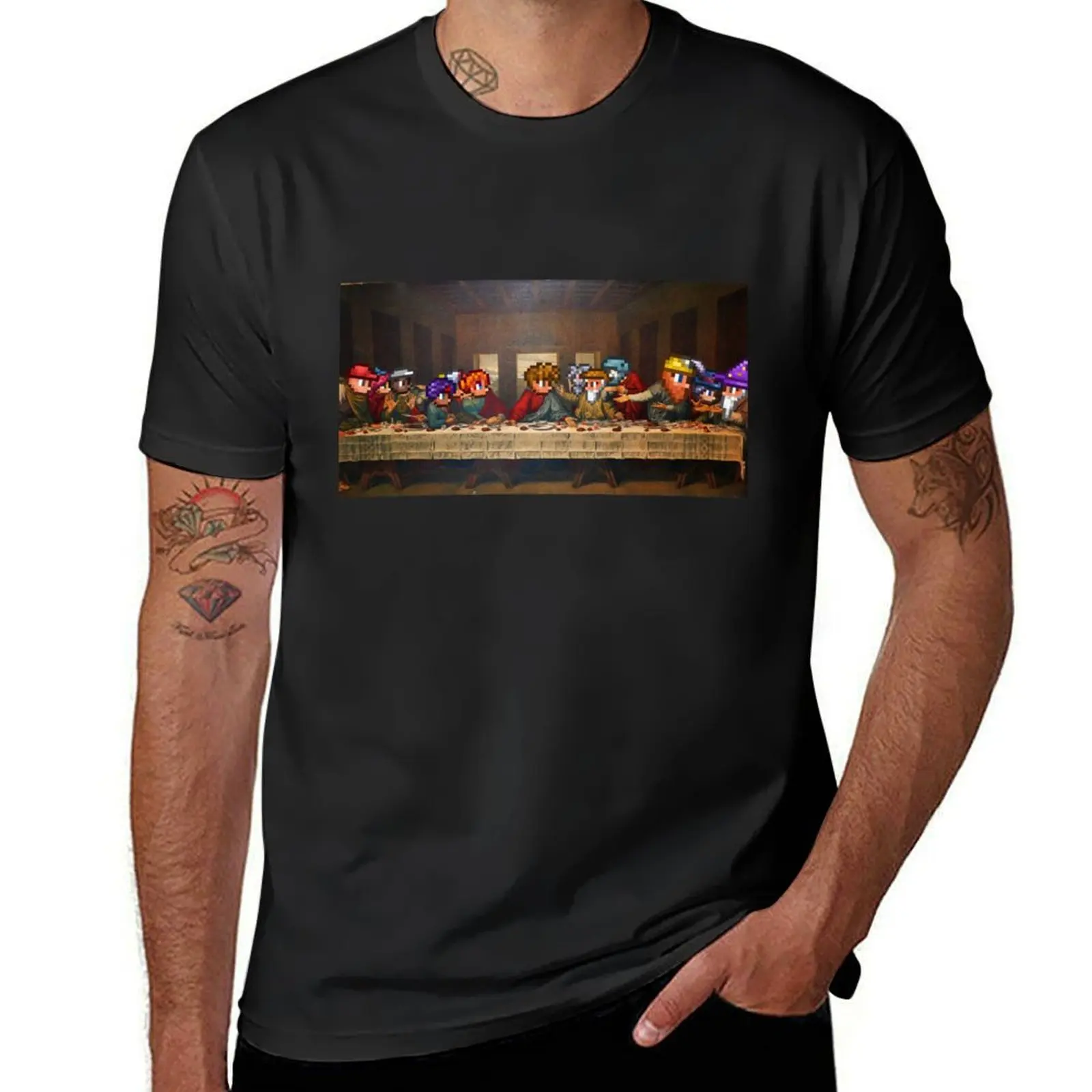 The Last NPC Supper T-Shirt summer top cute clothes sweat shirts, men