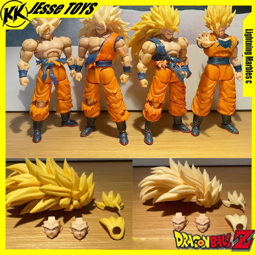 جديد JEsse TOYS البرق الرخام C عمل الشكل اكسسوارات عدة لعبة دراغون بول SHF سوبر سايا SSJ3 أنيمي الشكل جمع اللعب هدية