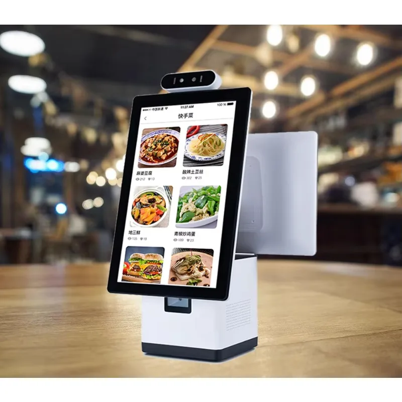 Windows/Android Google Touch POS Machine Printer  Code Restaurant Ordering Kiosk Self-Service Cash Register POS
