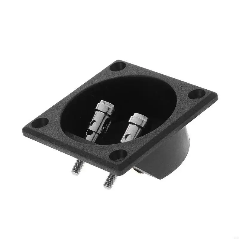 J1HD 270 Vuông Loa Hộp Nối Mở 50mm Xoắn Vàng Chuối Cắm Đèn Vít Cốc 2 Vị Trí cho Ngôi Nhà DIY xe ô tô