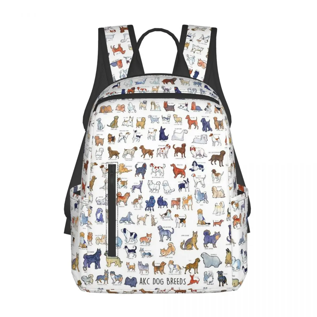 すべての-akc-犬種用バックパック-デイパック-大容量-男の子-女の子-ブックバッグ-スクールバッグ-ショルダーバッグ-男性用-女性用
