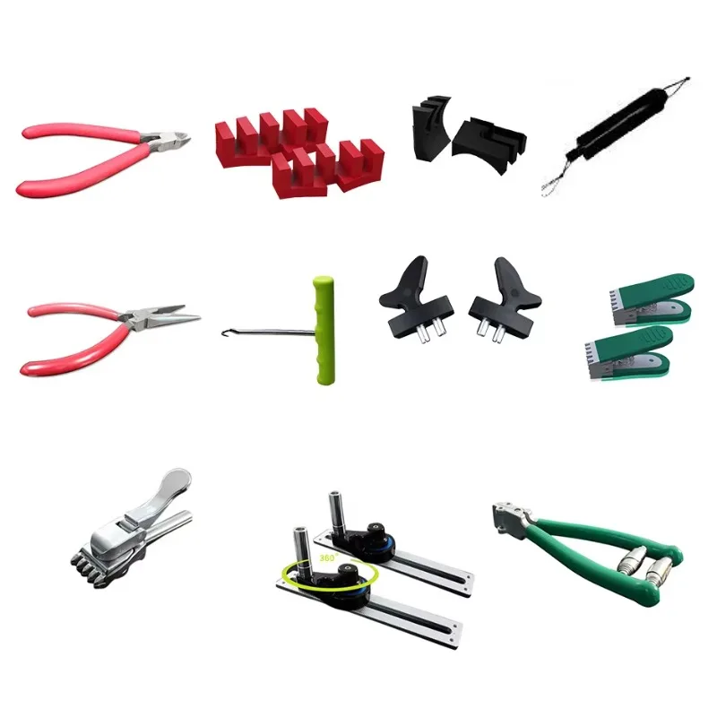 Racquet threading machine accessories, weighing gauge, flying , five tooth , starting ,  racket protector