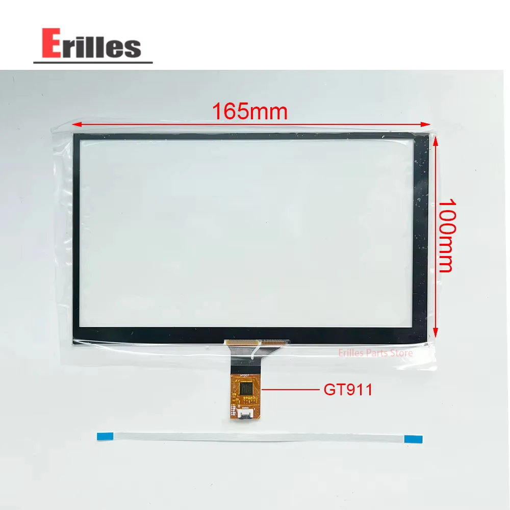 새로운 7 인치 6 핀 GT911 터치 패널 디지타이저 화면 TX070HBN-00 LCD 화면 HSD070-27LED STC-911-02