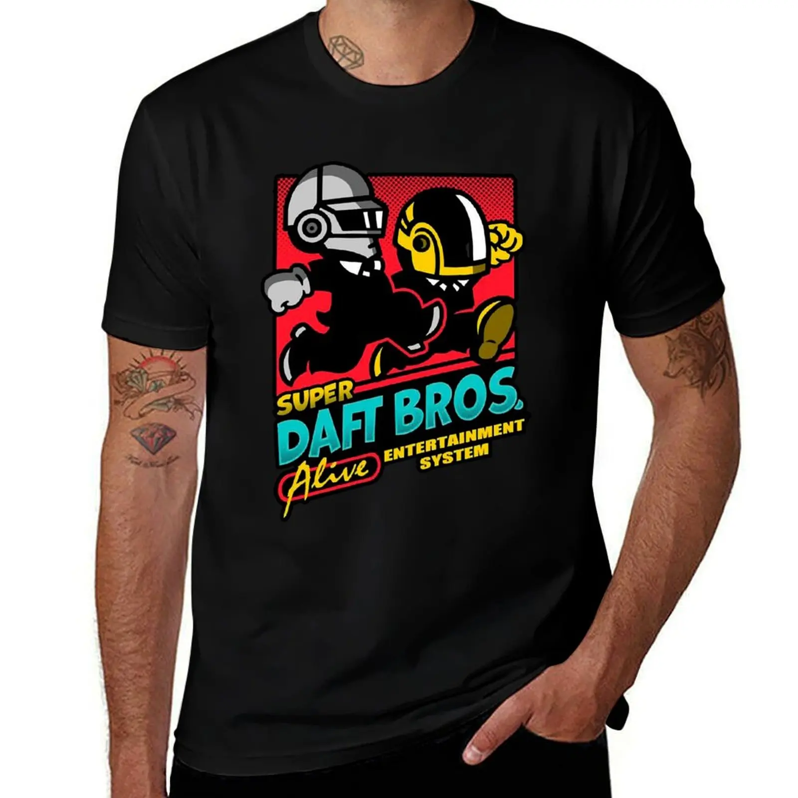

T-Shirt shirts Daft Bros man man Super summer graphic t shirt t