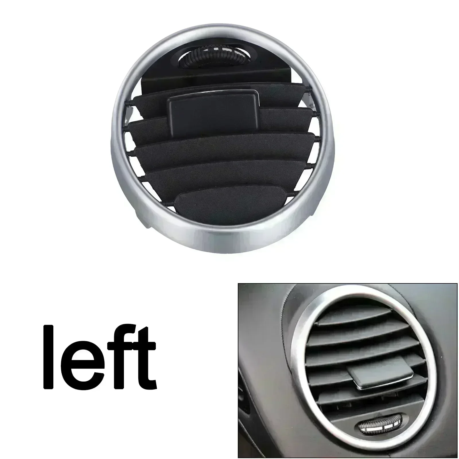 1pcs ABS Car Dashboard Air Vent Outlet Panel For Benz W164 ML350 GL350 For GLEGLS Left, Right, Middle Air Vent Panel Grille Padd