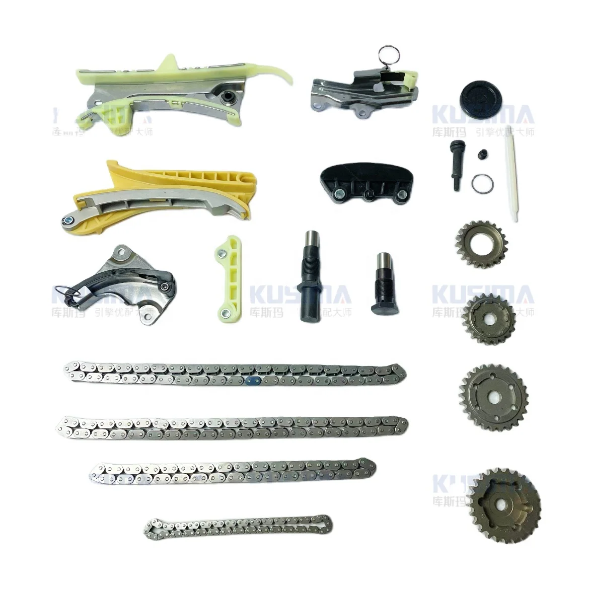 

KUSIMA Wholesale High Performance Complete Timing Chain Kit Timing with Tensioner for Land Rover 4.0T 6 Cylinder V6 LR 4564923