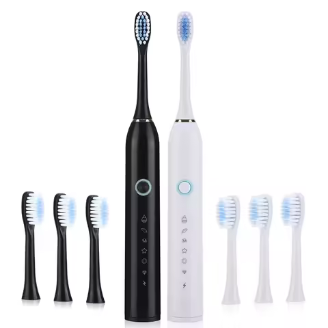 Six-mode Electric Toothbrush Adult Children's Universal Electric Sonic Toothbrush Waterproof Charging Automatic Toothbrush