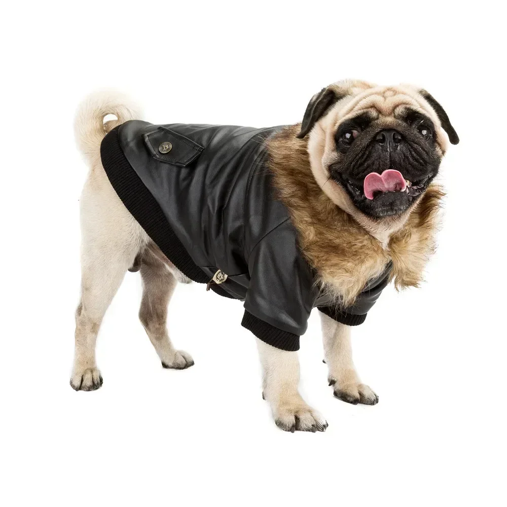 

Winter Dog Coat Jacket Pomeranian Poodle Bichon Frise Schnauzer Pug French Bulldog Clothing Warm Pet Apparel Dog Costume Outfit