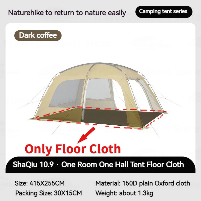 

Naturehike Dunes 10.9 Ridge Tent accessories TPU-Door Floor-Cloth Top-Cover no tent