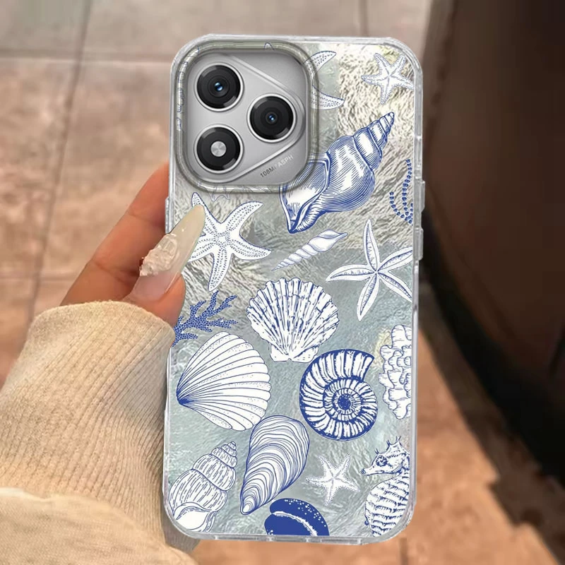 ل Honor 400 200 Pro 400 200 Lite X9b Migic6 7 5 Lite X8b X8c X9a X9c X7c X8a X7B X6 70 Lite 5G صدف نجم البحر جراب هاتف #3