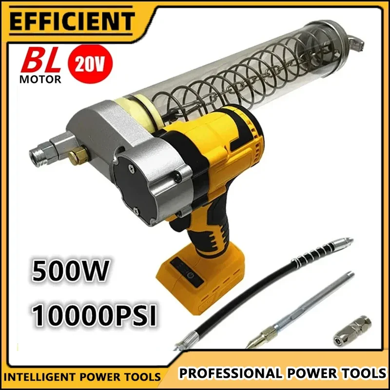 

Подходит для Dewalt, бесщеточный электрический смазочный пистолет для аккумулятора 20 В, смазочное масло высокого давления, инжектор, смазочные пистолеты