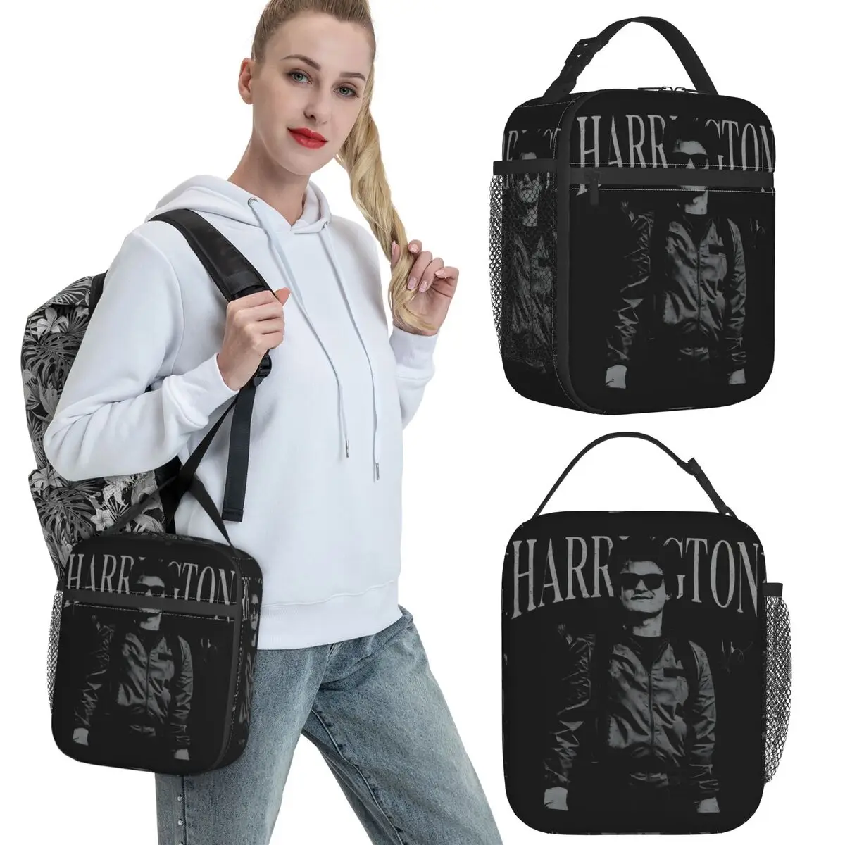 

Steve Harrington The Babysitter Merch Insulated Lunch Tote Bag For Picnic Food Container Portable Cooler Thermal Bento Box
