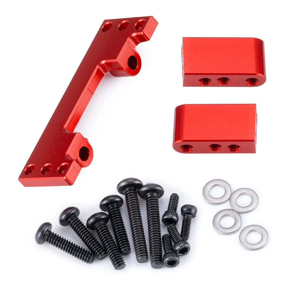 YEAHRUN Aluminum Alloy Servo Mount for FMS FCX24M Wagon Smasher V2 Chevrolet K5 1/24 RC Car Truck Model Upgrade Parts