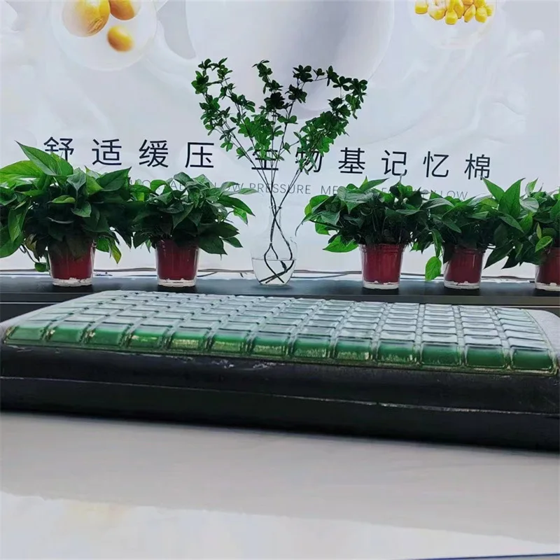 Biobased Gel Memory Foam Pillow Natural Latex Core Graphene Cooling Breathable Cervical Support Pillow for Adults - view 3
