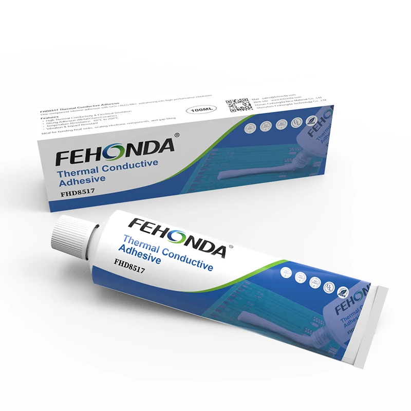 FEHONDA Silicone Adhesive Glue Silicone Rubber Insulated Sealing Glue for Electronic Components Thermal Conductive Glue for LED