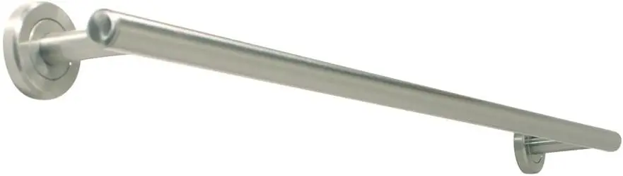 

18" Satin Nickel Towel Bar, Beveled Edge Design, Easy Wall Mount