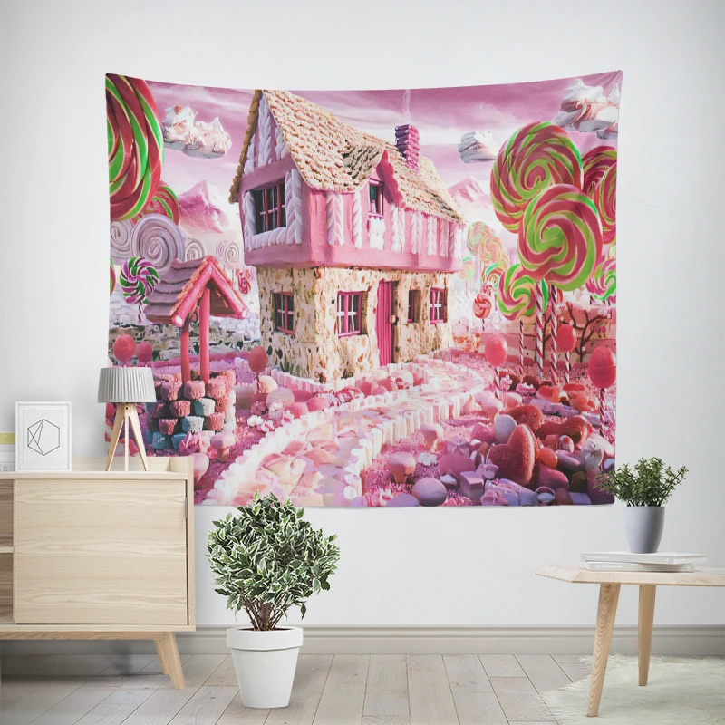 Home decoration Colorful Animal Scenery room decor wall tapestry aesthetic bedroom aesthetic wall art large fabric wall tapestry