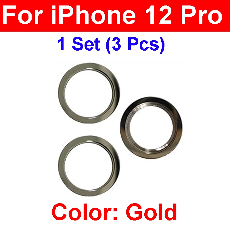 Rear Camera Outside Metal Ring Frame For iphone 12 12Mini 12 Pro 12Pro Max Back Main Camera Ring Cover Bezel Bumper Parts