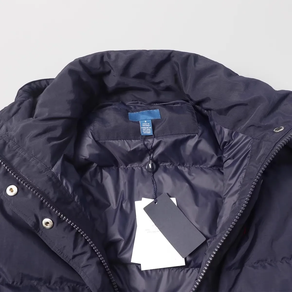 قبعة ثي الدافئة القابلة للفصل Du down Jaet معطف متوسط الطول للنساء للركاب Sle عادي Sve سحاب طويل لون نقي