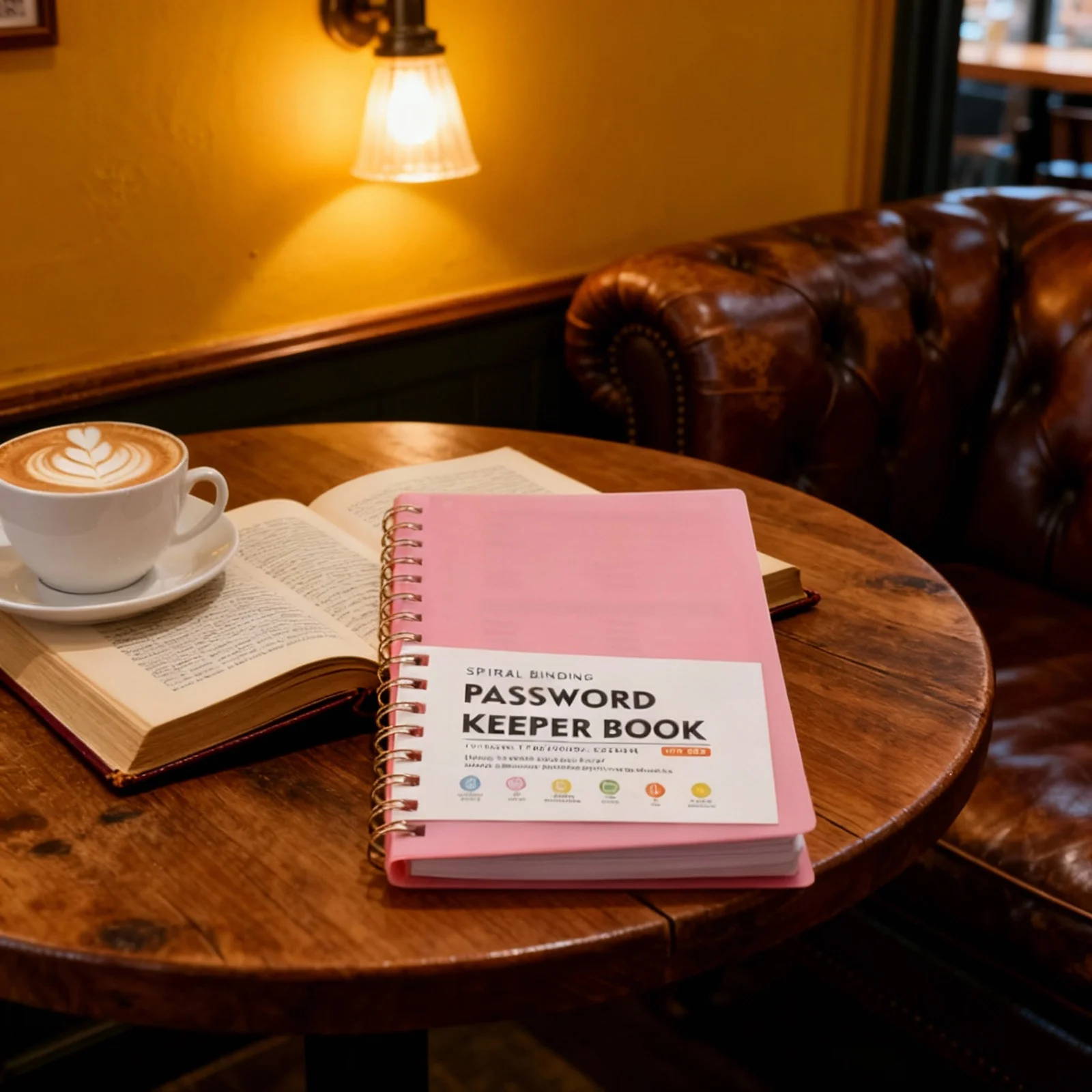 Portable Password Notebook A6 Convenient Size with Letter Tabs for Secure Website Address Recording Ideal for Home and Office