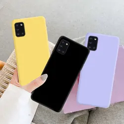 Liquid Silicone Soft Case for Samsung Galaxy A31 A41 A51 A71 A11 A21S A12 A22 A32 A42 A52 A52S A72 4G 5G Back Cover Coque