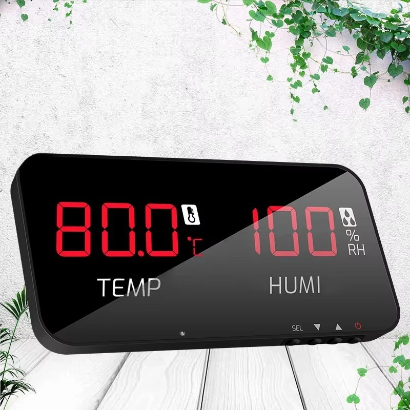 

Digital Display Indoor Thermometer Greenhouse Hygrometer Industrial Temperature Humidity Meter