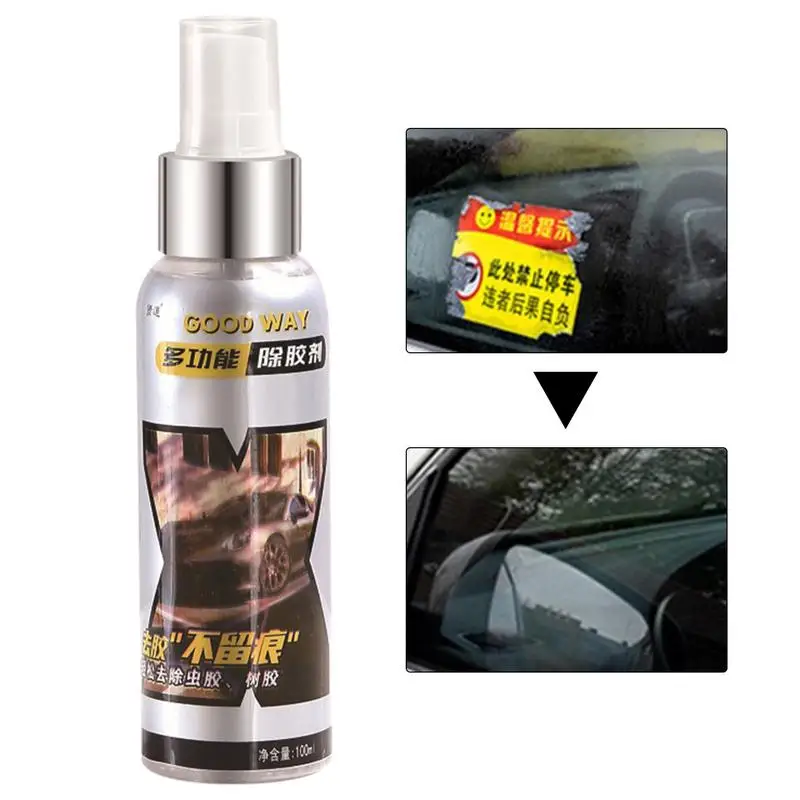 

Glue Removal Sticky Residuee Remover Easy Sticker Remover Label Cleaner Adhesive Glue Spray Automotive Glass Label Cleaner