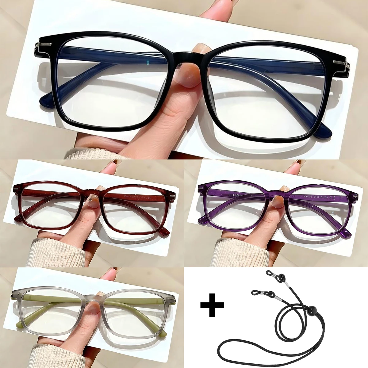 Auto Focus Reading Glasses for Women Men, Durable Blue Light Blocking Anti Eyestrain/Glare Computer Readers L10