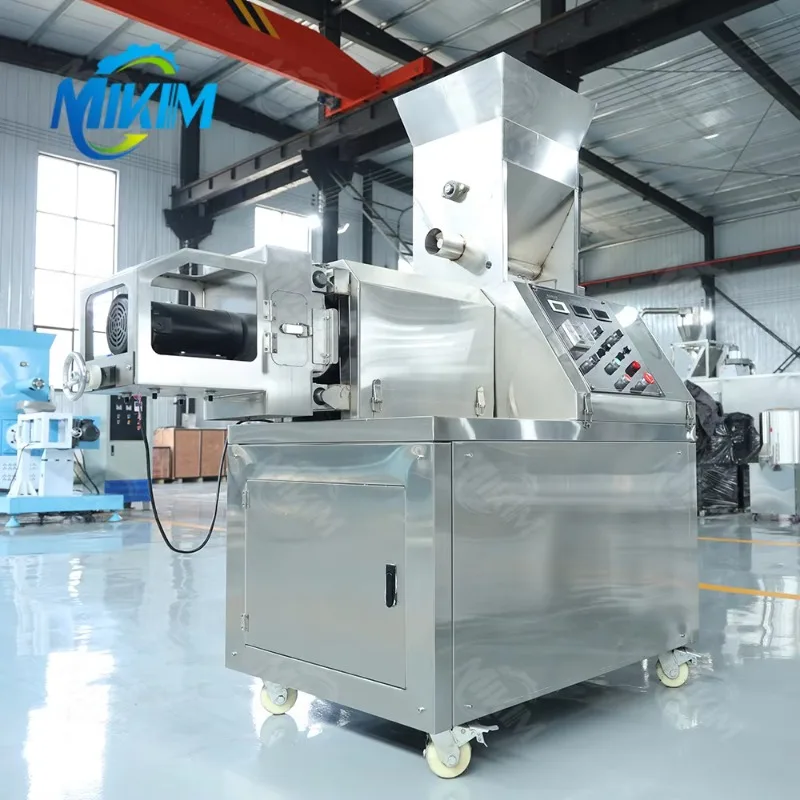 Mesin Ekstruder Sekrup Kembar MIKIM untuk Pembuatan Keripik Jagung Mengembang, Mesin Pembuat Makanan Ringan, Mesin Ekstruder Makanan Ringan Mengembang