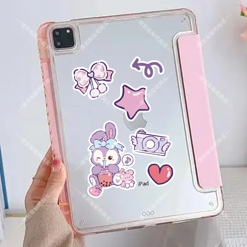 ディズニー漫画ダッフィーかわいいステラルー誕生日プレゼント、車のスクラッチマスク装飾、冷蔵庫、トイレ装飾ステッカー