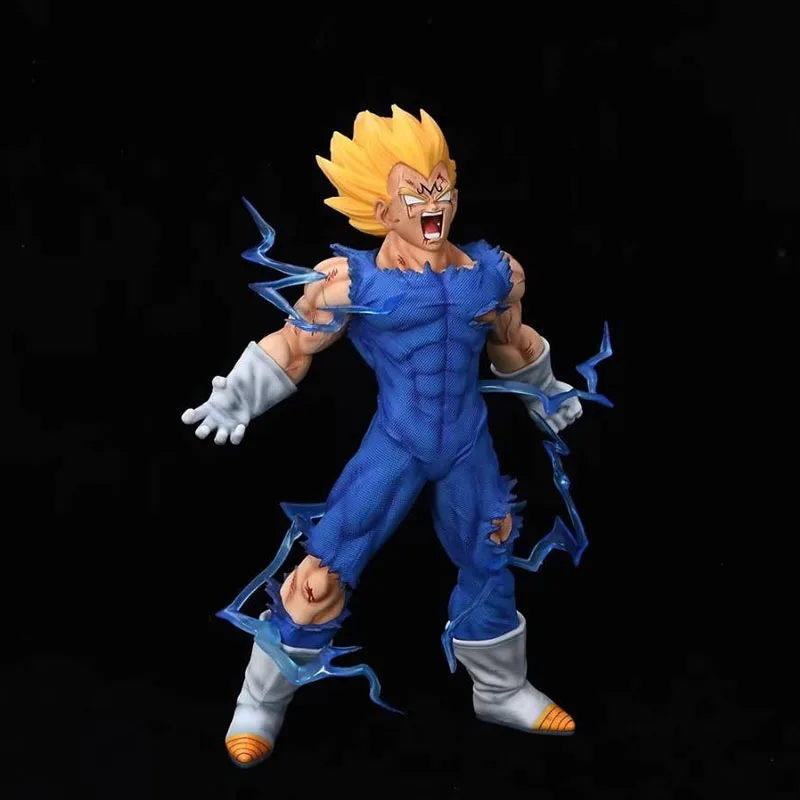 32cm28mc Anime Dragon Ball Z Gk Figure Maximatic The Vegeta Super Saiyan Son Majin Vegeta Self-Destuct Vegeta Figure Toy Gift