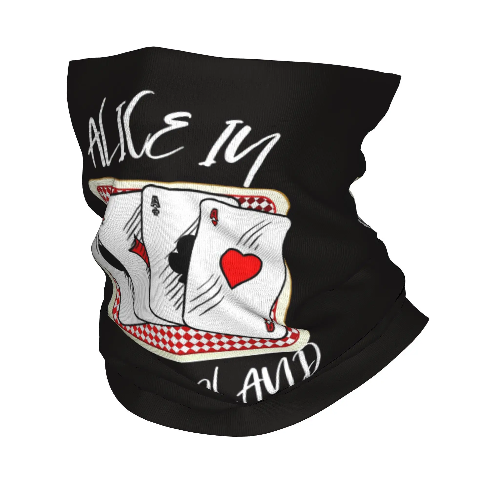 

Бандана «Алиса в пограничье», волшебный шарф с принтом, теплый головной убор для занятий спортом на открытом воздухе, унисекс, для взрослых, зима