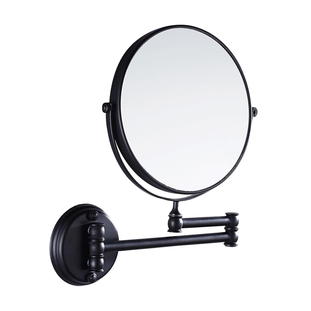 

Bathroom Wall Mounted Magnifying Side Adjustable Makeup Mirror