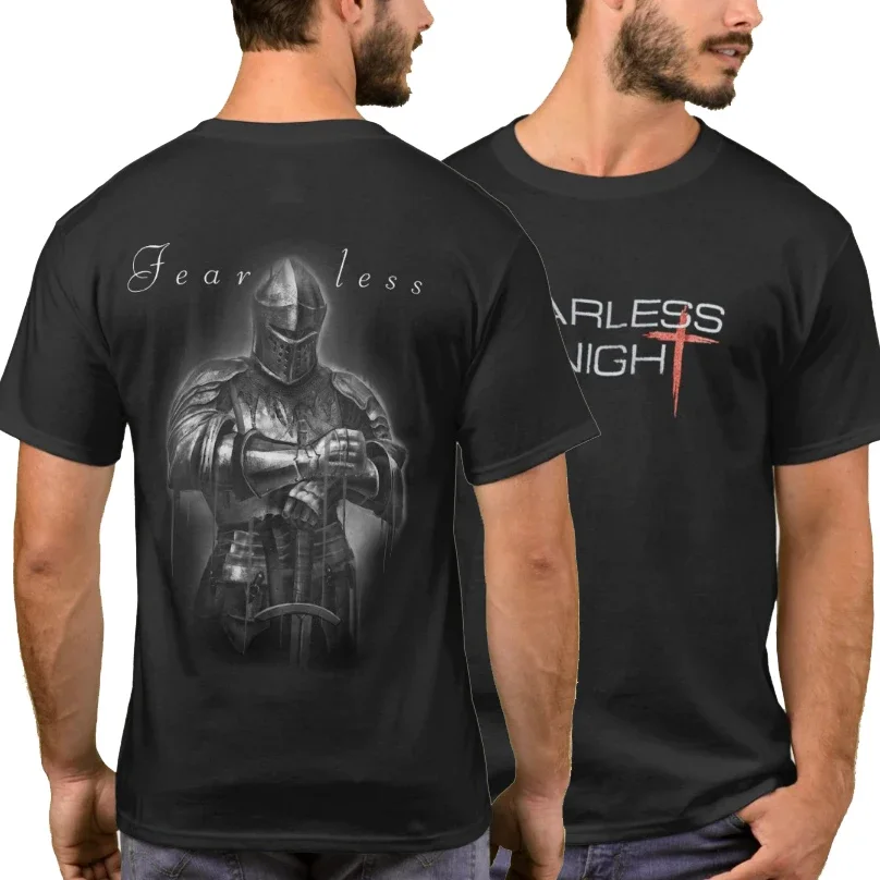 

Formidable Warriors Fearless Knight Crusader T-Shirt 100% Cotton O-Neck Summer Short Sleeve Casual Mens T-shirt Size S-3XL