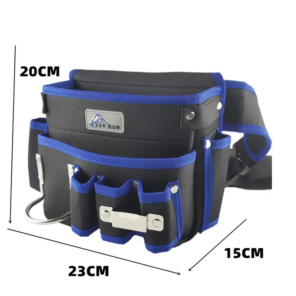 Imagem -02 - Oxford Multi-functional Tool Bolsa Cinto de Armazenamento Organizador Pano Eletricista Waist Pouch Kits de Ferramentas de Jardim Cintura Packs Novo