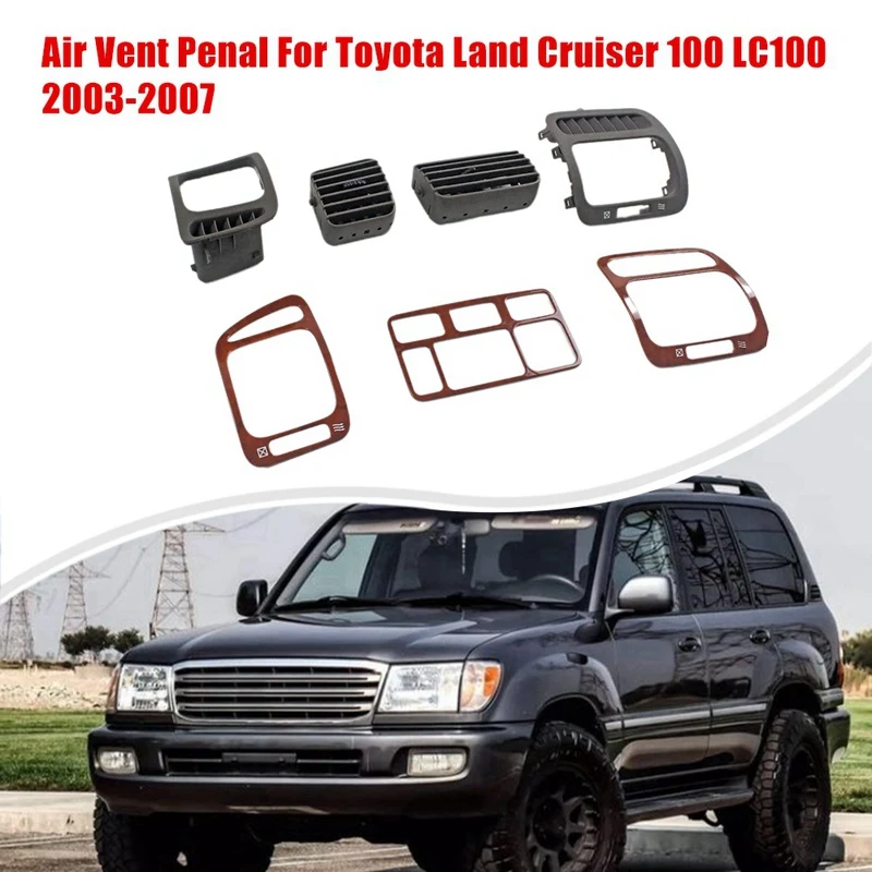 

Car Interior A/C Air Vent Penal Insect Replacement For Toyota Land Cruiser 100 Ujz100 FJ100 LC100 Accessories