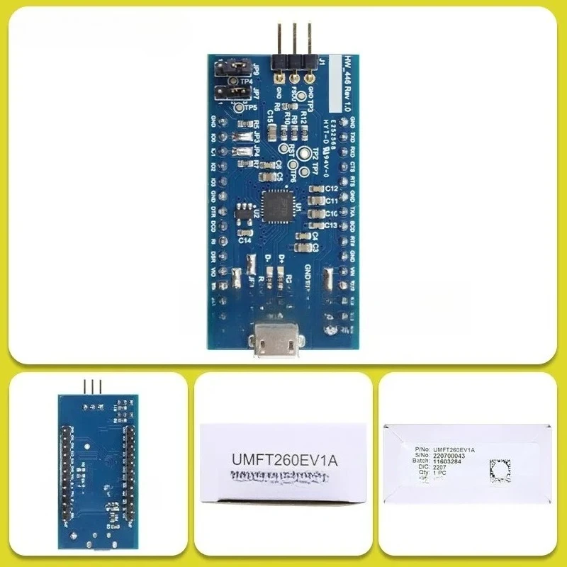 

Genuine UMFT260EV1A FT260 development module HID class USB to UART I2C in stock