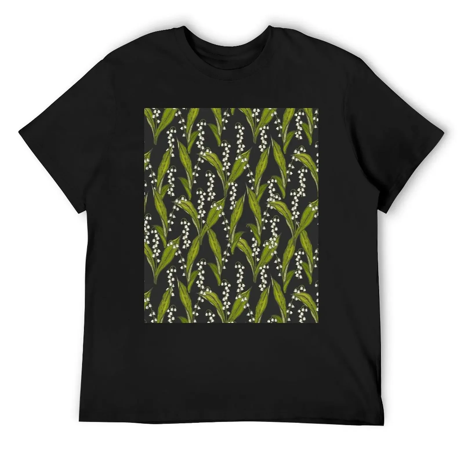 Lilies of the valley T-Shirt korean fashion aesthetic clothes graphics graphic shirts T-shirt men