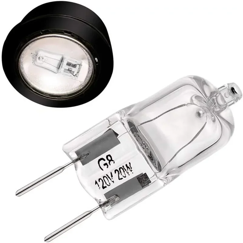 10/20PCS G8 Eco Halogen Light Bulbs LED Inserted Beads Crystal Lamp 20W 35W 50W Energy Efficient Replacement for Halogen Bulb