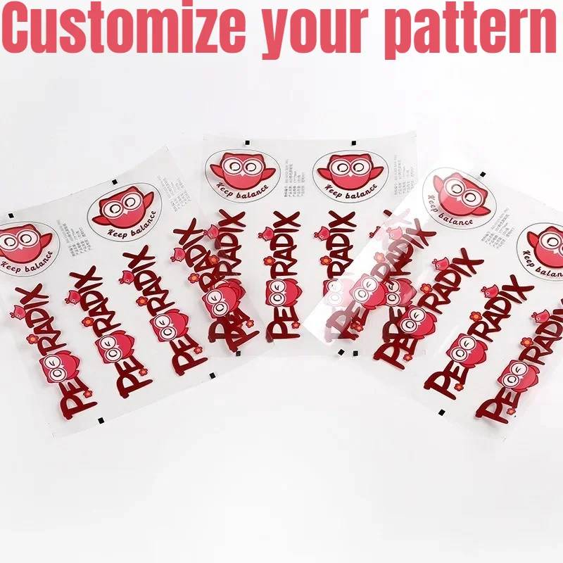 Custom Clear Transparent Sticker Paper Self Adhesive Waterproof Printable Label Sheets for Personalized Product Packaging