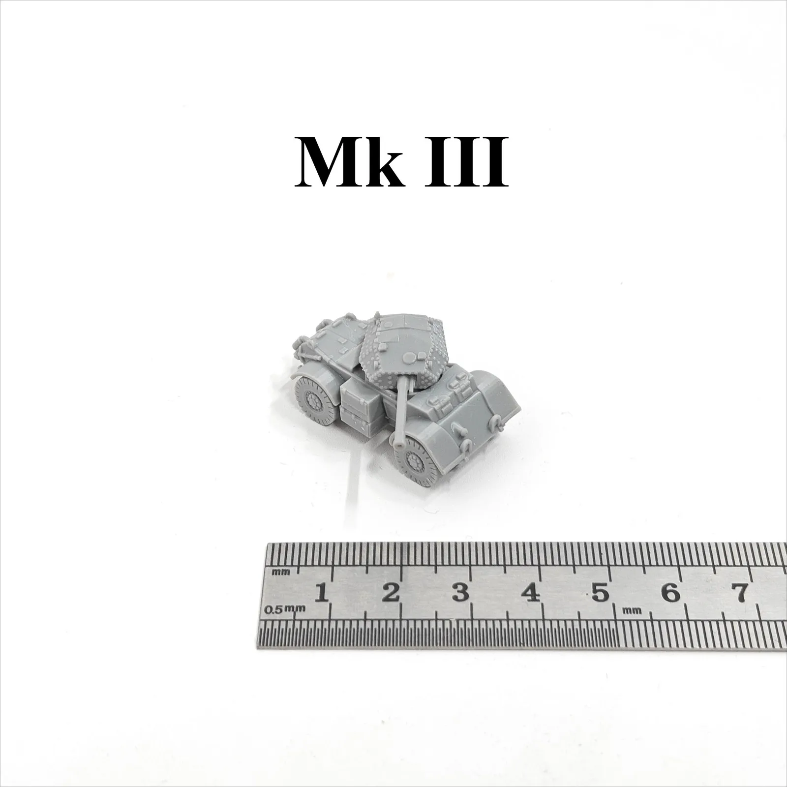

Британский танк Mk III времен Второй мировой войны, 3D-печать, масштаб 1/144, миниатюрная модель танка, из смолы, под покраску.