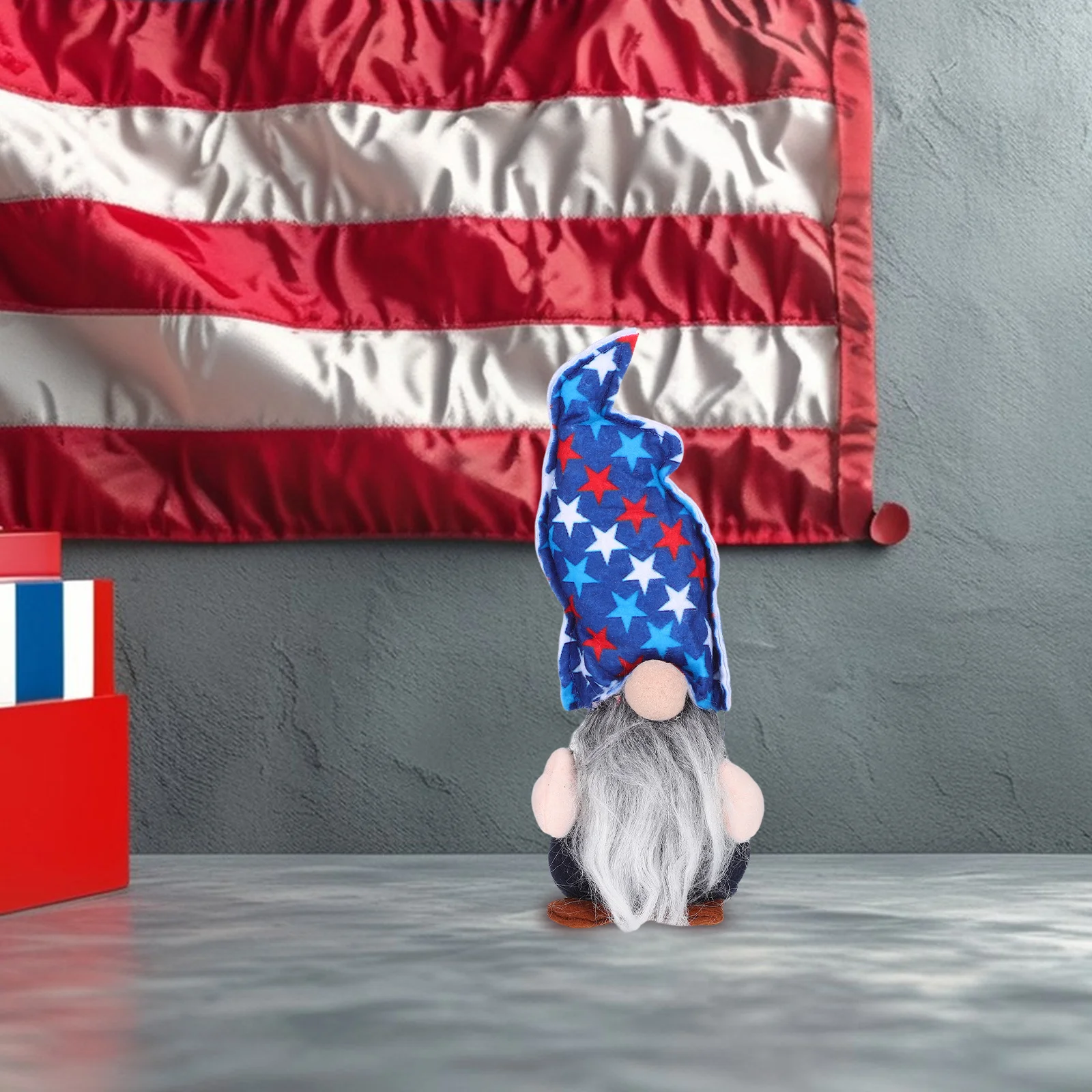 

Decorative Gnome Patriotic Elf For Independence Memorial Day Labor Day Home Office Table Top Decoration Desktop Ornament