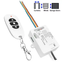 433mhz Universal Garage Door Remote Control Switch AC 110V 220V Roller Shutter Motor Receiver Rf Transmitter Connectable Limiter