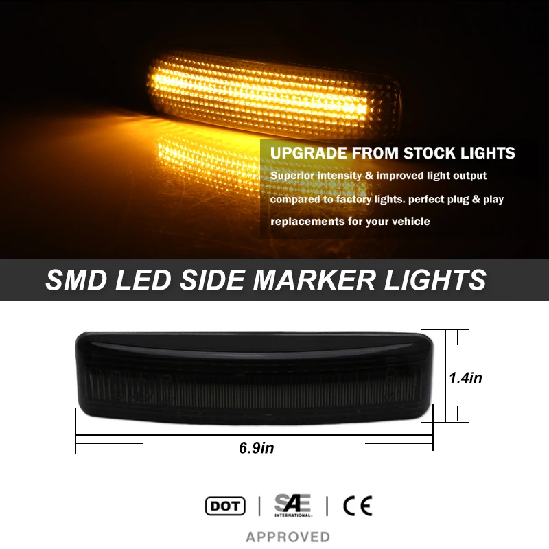 2 pezzi LED indicatori di direzione indicatori laterali dinamici ripetitore indicatore luminoso per Land Rover Discovery 3 4 Rover Sport L320 Freeland 2