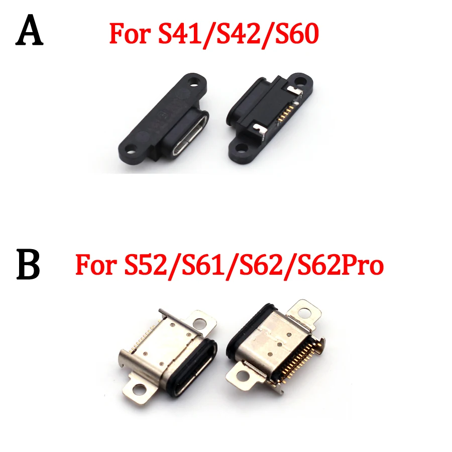 1-10Pcs USB Charger Plug Connector Jack Type C Conatct Charging Dock Port For Caterpillar Cat S41 S62Pro S62 Pro S42 S60 S61 S52