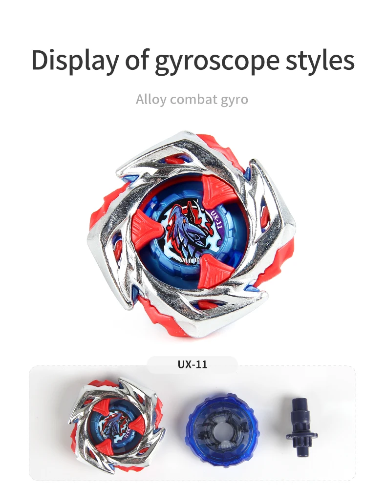 BEY X UX-11 Starter Impact Drake Top Gyro Drehspielzeug Kampfspiel Ohne Launcher – Detail 1