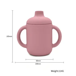 Tasse à bec de canard en silicone pour bébé, gobelet spécial pour enfants