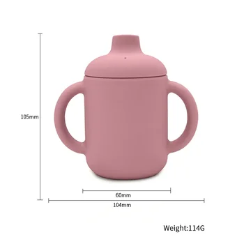 Baby Silikon Entenschnabel Tasse Baby Wasser Tasse Silikon Lernen Trinkbecher Kinder Spezielle Silikon Tasse